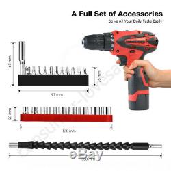 Portable 16.8V Cordless Drill Driver Set Electric 1.5Ah Lithium Ion Screwdriver