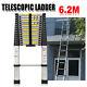 Portable 6.2m Telescopic Ladders Heavy Duty Aluminium Step Ladder Extendable
