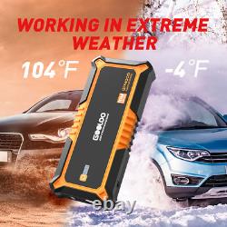 Portable Car Jump Starter Heavy Duty Power Bank Battery Booster Charger 4000A