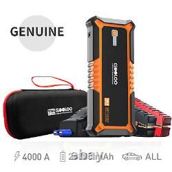 Portable Car Jump Starter Heavy Duty Power Bank Battery Booster Charger 4000A UK