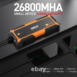 Portable Car Jump Starter Heavy Duty Power Bank Battery Booster Charger 4000A UK