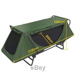 Portable Compact Off Ground Folding Camping Tent Cot Bed Fishing Shelter Green