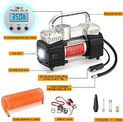 Portable Digital Car Tyre Inflator with Gauge 150Psi Auto Shut-Off, Heavy Duty