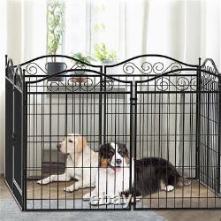 Portable Dog Playpen Pet Puppy Travel Outdoor Barrier Heavy Duty Exercise Fence