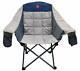 Portable Folding Camping Chair Heavy Duty Oversized Loveseat Bench Lounge Seat