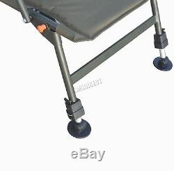 Portable Folding Carp Fishing Chair Camping Heavy Duty 4 Adjustable Legs FC-053