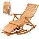 Portable Folding Rocking Chair Relax Sun Lounger Chair Seat W Footrest &backrest