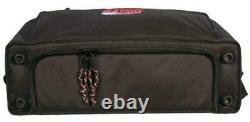 Portable Heavy Duty 3U Audio Rack Bag Nylon Equipment Storage Case Black