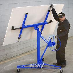 Portable Heavy Duty Hoist Plaster Board Lifter Panel Sheet Lift Drywall Tools