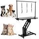 Portable Heavy Duty Hydraulic Dog Grooming Table In Black With Arm&noose