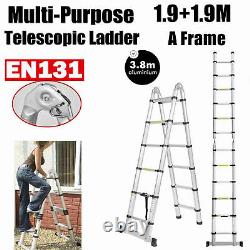 Portable Heavy Duty Multi-Purpose Aluminium Telescopic Folding Ladder Extendable