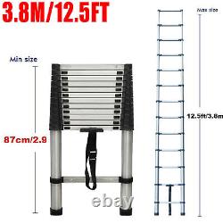 Portable Heavy Duty Multi-Purpose Telescopic Extendable Folding Step Ladder Loft
