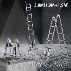 Portable Heavy Duty Multi-Purpose Telescopic Ladder Extendable Folding Ladders