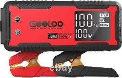 Portable Jump Starter Booster Pack GOOLOO GT4000S 26800mAh Power Bank Heavy Duty