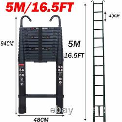 Portable Multi-Purpose Aluminium Extendable Telescopic Step Ladder Heavy Duty