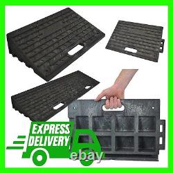 Portable Non-Slip Black Rubber Driveway Car Truck Heavy Duty Kerb Ramps