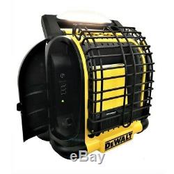 Portable Radiant Propane Heater 12,000 BTU Heavy Duty with High Speed Fan LED
