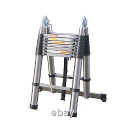 Portable Telescopic Folding Aluminium Ladder Extendable Multi-Purpose Heavy Duty