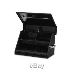 Portable Tool Chest 23 Inch Black Tools Storage Organizer Heavy Duty Metal Box