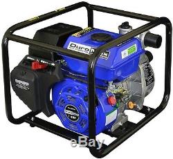 Portable Utility Water Pump Gas Powered 7 HP 2 in. Heavy Duty Pool Flood Mover