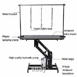 Professional Hydraulic Pet Dog Grooming Table Adjustable Lift with H Bar Arm Leash