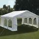 Quictent 4x6m Heavy Duty Gazebo Garden Wedding Marquee Canopy Party Tent Shelter