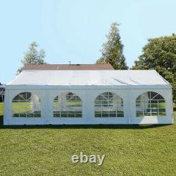 Quictent 4x8M Heavy Duty Marquee Large Party Tent Wedding Canopy Outdoor Shelter