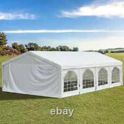 Quictent 4x8M Marquee Party Tent Outdoor White Wedding Patio Gazebo Yard Canopy
