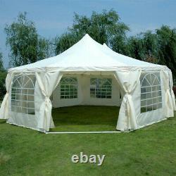 Quictent 9X6.5M Decagonal Wedding Marquee Tent Heavy Duty Party Gazebo Shelter