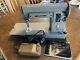 Rare Singer 301a Portable Long Bed Heavy Duty Gear Drive Sewing Machine Tested