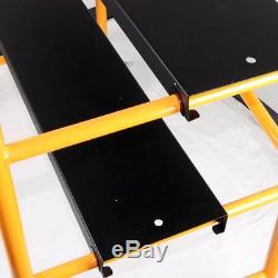 Renegade Heavy Duty Folding Portable Metal Scaffold with Wheels, 4-Ft, 750-lbs