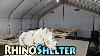 Rhino Shelter Heavy Duty Portable Garage Car Rv Shelter Metal Carport Workspace Review Setup