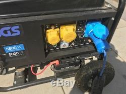 SGS 6.9 kVA Heavy Duty Portable Petrol Generator With Electric Start & Wheels