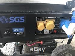SGS. 8.1 kVa Heavy Duty Portable Petrol Generator with Electric start