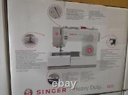 SINGER 5523 Heavy Duty Sewing Machine White with Extension