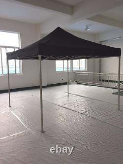 SUPER STRONG GAZEBO 3x3m White Black Marquee PopUp Pyramid Waterproof Tent