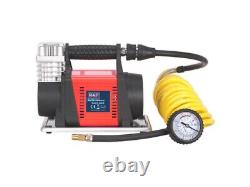 Sealey Heavy Duty Mini Air Compressor 12V Maximum Pressure 100PSI MAC05