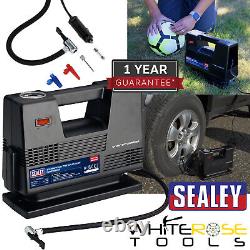Sealey Tyre Inflator/Air Compressor 12V Heavy-Duty