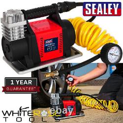Sealey Tyre Inflator Mini Air Compressor 12V Heavy Duty
