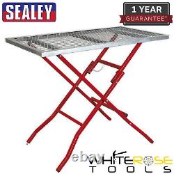 Sealey Welding Table 1120 x 610mm Heavy-Duty Portable Foldable