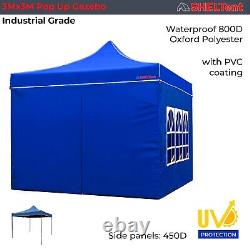 ShelTent GAZEBO Pop Up 3x3m Heavy Duty Waterproof Commercial Grade with Canopy