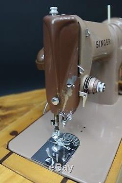 Singer 185K Electric Sewing Machine Heavy Duty Sews Leather Canvas Denim