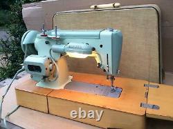 Singer 320K Cylinder Arm Semi Industrial Heavy Duty Zigzag Freehand Embroidery