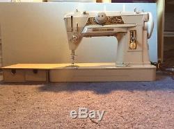 Singer 401G Slant O Matic Heavy Duty Semi Industrial Sewing Machine Multi Stitch
