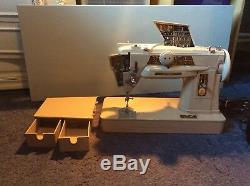 Singer 401G Slant O Matic Heavy Duty Semi Industrial Sewing Machine Multi Stitch