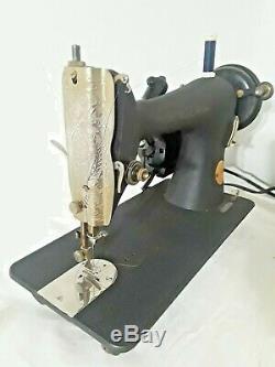 Super Heavy-Duty Singer 66-18 Godzilla Sewing Machine SERVICED! (N172a)s2a