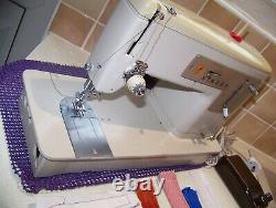 Superb Singer 427 Z/z Heavy Duty Sewing Machine, Instructions, Expertly Serviced