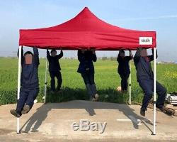 Titan Pop Up Red Hex 40 Heavy Duty Commercial Grade Gazebo Best Quality On Ebay