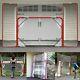 Training Hockey Backstop Heavy Duty Steel Frame Folds Portable Goal Net Rebound