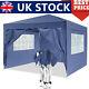 Uk Gazebo Commercial Grade Heavy Duty Marque Market Stall Pop Up Tent 3x3m Blue